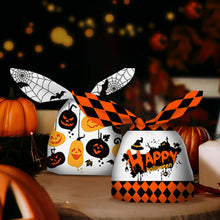 Load image into Gallery viewer, Halloween Rabbit Plastic Bags Pumpkin Ghost Biscuit Candy Gift Bags For Kids Halloween Party Decoration Supplies Gift Bag
