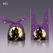 Load image into Gallery viewer, Halloween Rabbit Plastic Bags Pumpkin Ghost Biscuit Candy Gift Bags For Kids Halloween Party Decoration Supplies Gift Bag