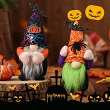 Load image into Gallery viewer, Halloween Faceless Gnome Doll Pumpkin Spider Bat Old Man Doll Ghost Festival Halloween Party Decor Haunted House Props