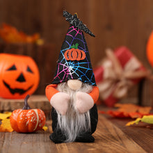 Load image into Gallery viewer, Halloween Faceless Gnome Doll Pumpkin Spider Bat Old Man Doll Ghost Festival Halloween Party Decor Haunted House Props