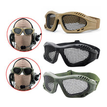Load image into Gallery viewer, Tactical Paintball Goggles Eyewear Steel Wire Mesh Airsoft Net Glasses Shock Resistance Eye Game Protector for Outdoor Hunting