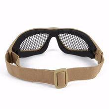 Load image into Gallery viewer, Tactical Paintball Goggles Eyewear Steel Wire Mesh Airsoft Net Glasses Shock Resistance Eye Game Protector for Outdoor Hunting