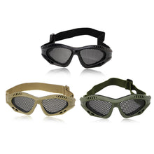 Load image into Gallery viewer, Tactical Paintball Goggles Eyewear Steel Wire Mesh Airsoft Net Glasses Shock Resistance Eye Game Protector for Outdoor Hunting