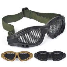 Load image into Gallery viewer, Tactical Paintball Goggles Eyewear Steel Wire Mesh Airsoft Net Glasses Shock Resistance Eye Game Protector for Outdoor Hunting