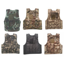 Load image into Gallery viewer, Outdoor Tactical Kids Children Vest Uniform Army Military Equipment Kids Boy Girl Camouflage Combat CS Hunting Airsoft Clothes