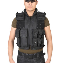 Load image into Gallery viewer, Outdoor Military Training CS 11 Pockets Tactical Vest Men Hunting Vest Waistcoat Swat Police Protective Modular Security Vest