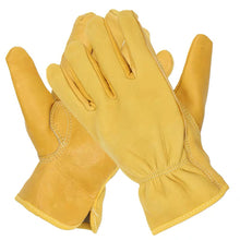 Load image into Gallery viewer, Work Gloves Retro Motorcycle Riding Gloves Wear Resistant Car Repair Work Garden Gardening Roses Handling Welding Gloves Clothing Gloves