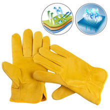 Load image into Gallery viewer, Work Gloves Retro Motorcycle Riding Gloves Wear Resistant Car Repair Work Garden Gardening Roses Handling Welding Gloves Clothing Gloves