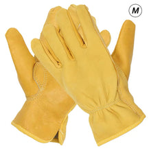 Load image into Gallery viewer, Work Gloves Retro Motorcycle Riding Gloves Wear Resistant Car Repair Work Garden Gardening Roses Handling Welding Gloves Clothing Gloves