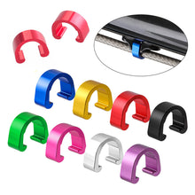 Load image into Gallery viewer, 4Pcs MTB Bike Brake Cable/Derailleur Line Case Aluminum Alloy C-Shape Buckle Clasps Bicycle C Clips Outdoor Cycling Parts