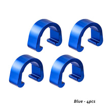Load image into Gallery viewer, 4Pcs MTB Bike Brake Cable/Derailleur Line Case Aluminum Alloy C-Shape Buckle Clasps Bicycle C Clips Outdoor Cycling Parts