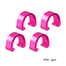 Load image into Gallery viewer, 4Pcs MTB Bike Brake Cable/Derailleur Line Case Aluminum Alloy C-Shape Buckle Clasps Bicycle C Clips Outdoor Cycling Parts