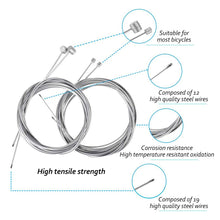 Load image into Gallery viewer, Stainless Steel MTB Bicycle Brake Line Bicycle Speed Line Fixed Gear Shifter Gear Brake Cable Set Core Inner Wire for MTB Road Bike