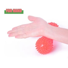 Load image into Gallery viewer, Peanut Massage Ball SHedgehog Training Grip Ball Muscle Pain Stress Workout Yoga Fitness Ball Foot Muscle Massager Relaxation