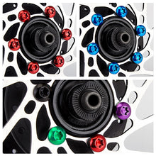 Load image into Gallery viewer, 12Pcs Bicycle Disc Brake Rotor Bolt T25 Torx M5*10 Stainless Steel Fixing Screw Disc Brake MTB Bike Accessory Cycling Parts Tool