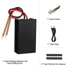Load image into Gallery viewer, Portable 6 Gears Adjustable Mini Spot Welding Machine for 18650 Battery Spot Welding Tool Kit Spot Welding Machine Welder