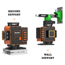 Load image into Gallery viewer, Professional 3D/4D Laser Level Level Self-Leveling 360 Horizontal And Vertical Cross With Wave Sensing Super Powerful Green Laser Level