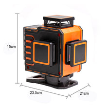 Load image into Gallery viewer, Professional 3D/4D Laser Level Level Self-Leveling 360 Horizontal And Vertical Cross With Wave Sensing Super Powerful Green Laser Level