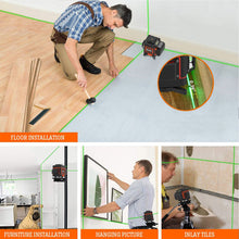 Load image into Gallery viewer, 3D/4D Laser Level Auto Self-Leveling 360 Horizontal And Vertical Cross Super Powerful Green Laser Level