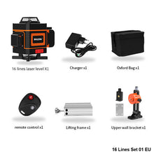 Load image into Gallery viewer, 3D/4D Laser Level Auto Self-Leveling 360 Horizontal And Vertical Cross Super Powerful Green Laser Level