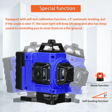 Load image into Gallery viewer, 4D 16 Lines Laser Level Self-Leveling 360 Horizontal And Vertical Omnidirectional Green Line Laser Level Ground Wall Home Improvement Tool