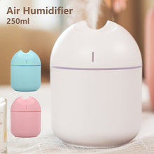 Load image into Gallery viewer, 250ML Mini Air Humidifier with LED Light Essential Oil Diffuser USB Mist Maker Car Air Freshener for Bedroom Office