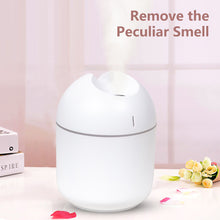 Load image into Gallery viewer, 250ML Mini Air Humidifier with LED Light Essential Oil Diffuser USB Mist Maker Car Air Freshener for Bedroom Office