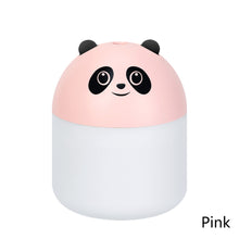 Load image into Gallery viewer, 250ml Cute Panda Mini Air Humidifier with Night Light Essential Oil Diffuser USB Mist Maker Car Air Freshener for Bedroom Office