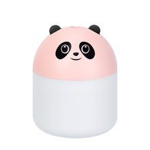 Load image into Gallery viewer, 250ml Cute Panda Mini Air Humidifier with Night Light Essential Oil Diffuser USB Mist Maker Car Air Freshener for Bedroom Office