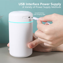 Load image into Gallery viewer, Portable 420ml Air Humidifier Aroma Oil Humidificador for Home Car USB Cool Mist Sprayer with Colorful Soft Night Light Purifier