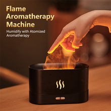 Load image into Gallery viewer, 180ML Simulation Flame Ultrasonic Air Humidifier USB Essential Oil Diffuser Home Office Air Freshener Fragrance Sooth Sleep Atomizer