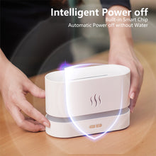 Load image into Gallery viewer, 180ML Simulation Flame Ultrasonic Air Humidifier USB Essential Oil Diffuser Home Office Air Freshener Fragrance Sooth Sleep Atomizer