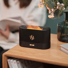 Load image into Gallery viewer, 180ML Simulation Flame Ultrasonic Air Humidifier USB Essential Oil Diffuser Home Office Air Freshener Fragrance Sooth Sleep Atomizer