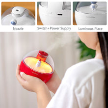 Load image into Gallery viewer, 220ml Astronaut Snowman Mini Air Humidifier with Night Light Essential Oil Diffuser USB Mist Maker Christmas Gift Home Car