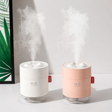 Load image into Gallery viewer, 500ML White Snow Mountain Air Humidifier Ultrasonic USB Aroma Air Diffuser With Soothing Night Light For Infant Nursery Home