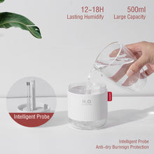 Load image into Gallery viewer, 500ML White Snow Mountain Air Humidifier Ultrasonic USB Aroma Air Diffuser With Soothing Night Light For Infant Nursery Home