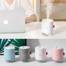 Load image into Gallery viewer, 500ML White Snow Mountain Air Humidifier Ultrasonic USB Aroma Air Diffuser With Soothing Night Light For Infant Nursery Home