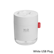 Load image into Gallery viewer, 500ML White Snow Mountain Air Humidifier Ultrasonic USB Aroma Air Diffuser With Soothing Night Light For Infant Nursery Home