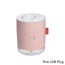 Load image into Gallery viewer, 500ML White Snow Mountain Air Humidifier Ultrasonic USB Aroma Air Diffuser With Soothing Night Light For Infant Nursery Home