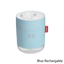 Load image into Gallery viewer, 500ML White Snow Mountain Air Humidifier Ultrasonic USB Aroma Air Diffuser With Soothing Night Light For Infant Nursery Home