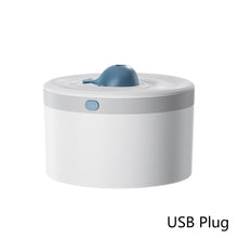 Load image into Gallery viewer, 1.5L Ultrasonic Blue Whale Humidifier USB Large Spray Cool Mist Humidifier Cartoon Colorful Light Home Aroma Diffuser