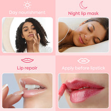 Load image into Gallery viewer, 2 In 1 Lip Balm Double-effect Lip Mask Moisturizing Lightening Lip Balm Lip Scrub Moisturizing Nourishing Gel Lip Sleep Mask