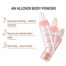 Load image into Gallery viewer, Highlighter Powder Patting High Gloss Natural Glitter Powder Contouring Shimmer Sparkle Powder Contour Face Body Highlight Makeup