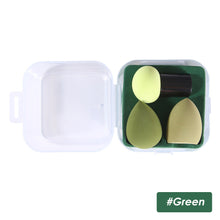 Load image into Gallery viewer, 3pcs Makeup Sponge Cosmetic Puff Makeup Tools with Storage Box Foundation Powder Sponge Beauty Tool Women Make Up Accessories