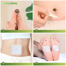 Load image into Gallery viewer, 30Pc Fat Burning Patch Belly Patch Dampness-Evil Removal Improve Stomach Discomfort Chinese Slimming Patch Mugwort Navel Plaster