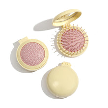 Load image into Gallery viewer, Cute Air Cushion Comb Small Folding Mirror Comb Folding Pocket Comb Massage Comb Hair Comb Hair Styling Tool