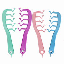 Load image into Gallery viewer, Z-shaped Hair Comb Anti-static Hair Comb Hair Massage Comb Hair Styling Tool Hair Comb for Fluffy Hair