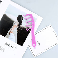 Load image into Gallery viewer, Z-shaped Hair Comb Anti-static Hair Comb Hair Massage Comb Hair Styling Tool Hair Comb for Fluffy Hair