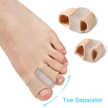 Load image into Gallery viewer, Thumb Valgus Corrector Toe Separator Big Foot Bone Overlap Toe Sleeve Double Hole Toe Sleeve Corrector Foot Care Health Care