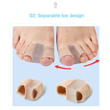 Load image into Gallery viewer, Thumb Valgus Corrector Toe Separator Big Foot Bone Overlap Toe Sleeve Double Hole Toe Sleeve Corrector Foot Care Health Care